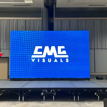 LED wall rental at a live event