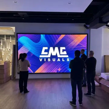 Custom LED video wall in a modern venue