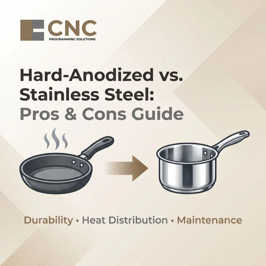 Hard-Anodized vs. Stainless Steel: Pros & Cons Guide