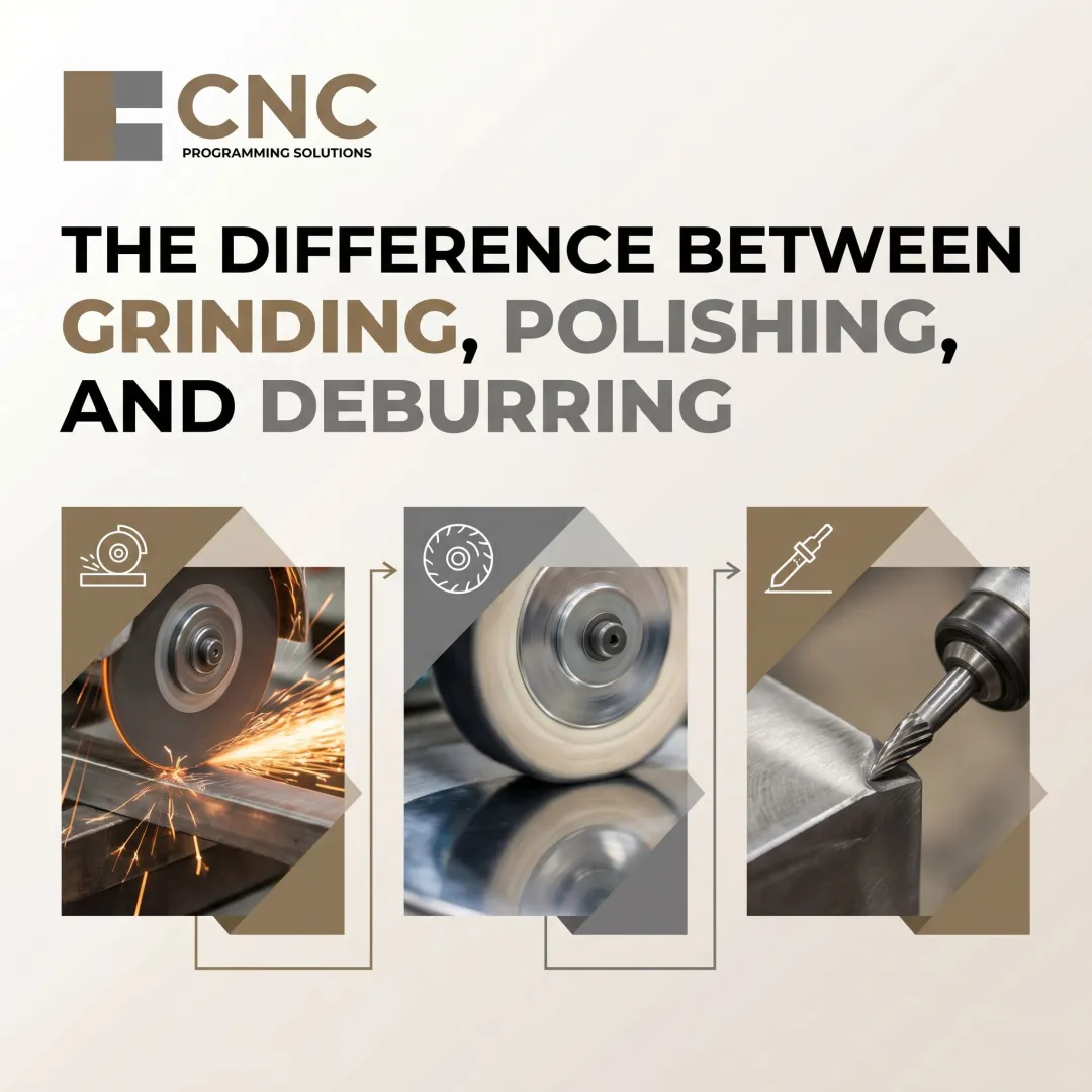 The Difference Between Grinding, Polishing, and Deburring