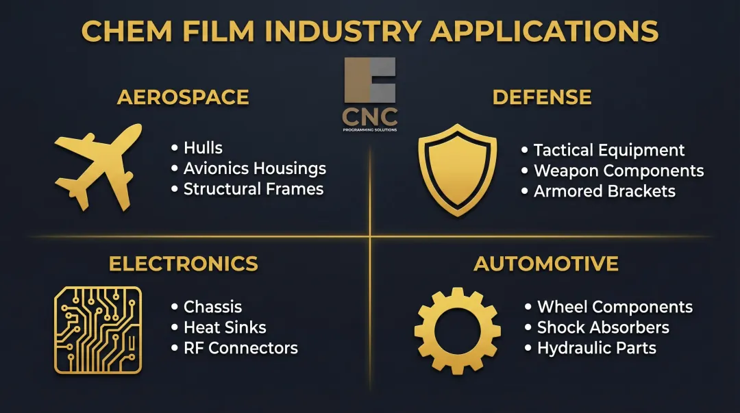 Chem film industry applications across aerospace defense electronics and automotive sectors