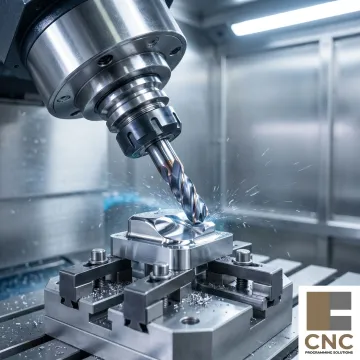 Precision multi-axis milling of a complex metal component