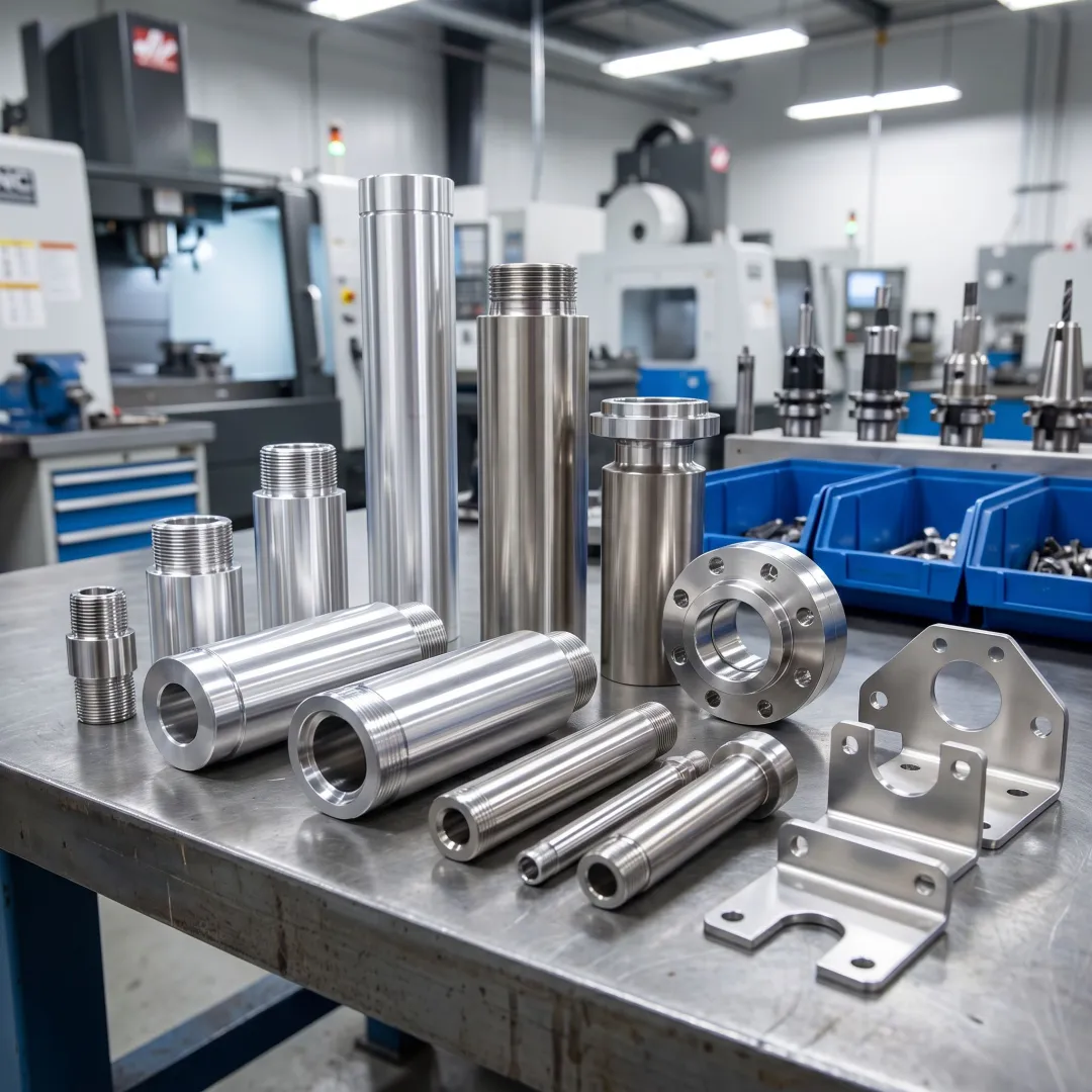 Finished aerospace machined components