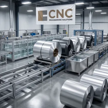 Aluminum coil anodizing line and finished metal coils