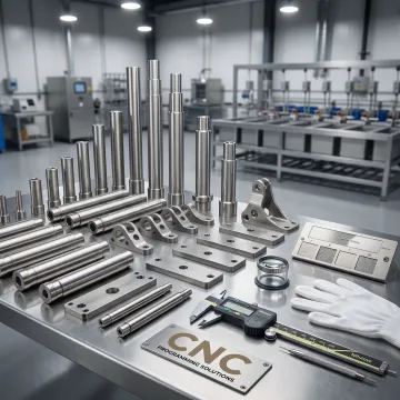 Titanium parts prepared for Type II anodizing