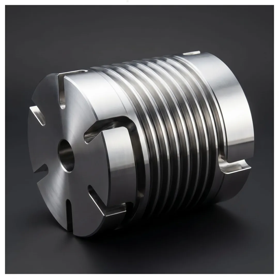 Precision machined cylindrical component from a 4 axis CNC process