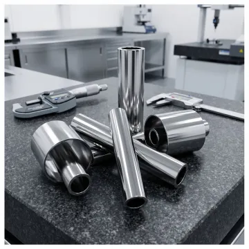 Metal parts after automated deburring
