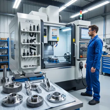 Precision CNC machining custom metal part