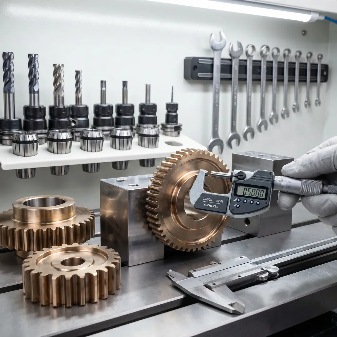 Controlled finishing process for precision metal parts