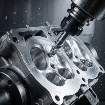 Precision cylinder head port machining