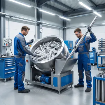 Steel tube deburring and metal finishing service