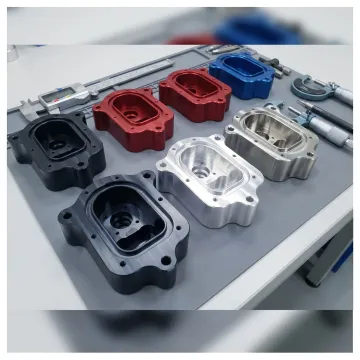 Finished machined components with smooth edges and clean surfaces