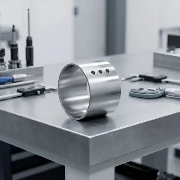 Machined magnesium component with precision finish