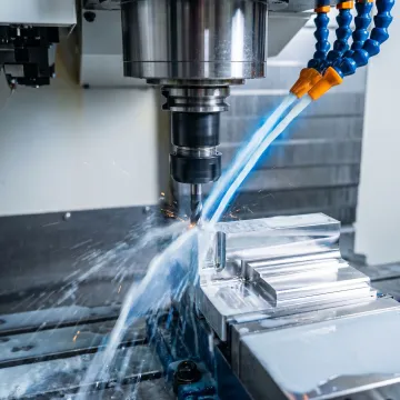 Precision CNC machining metal component