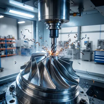 Precision machining turbine engine component