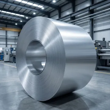 Finished anodized aluminum coil surface