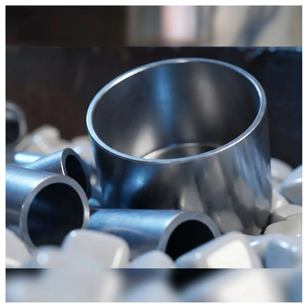 Technician inspecting finished machined components