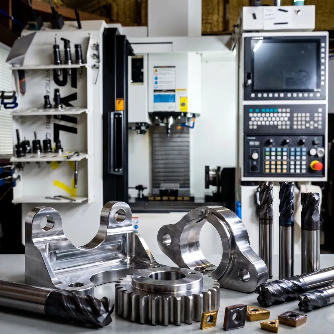 Machined metal parts and CNC equipment
