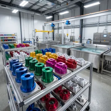 Aluminium anodising process for precision components