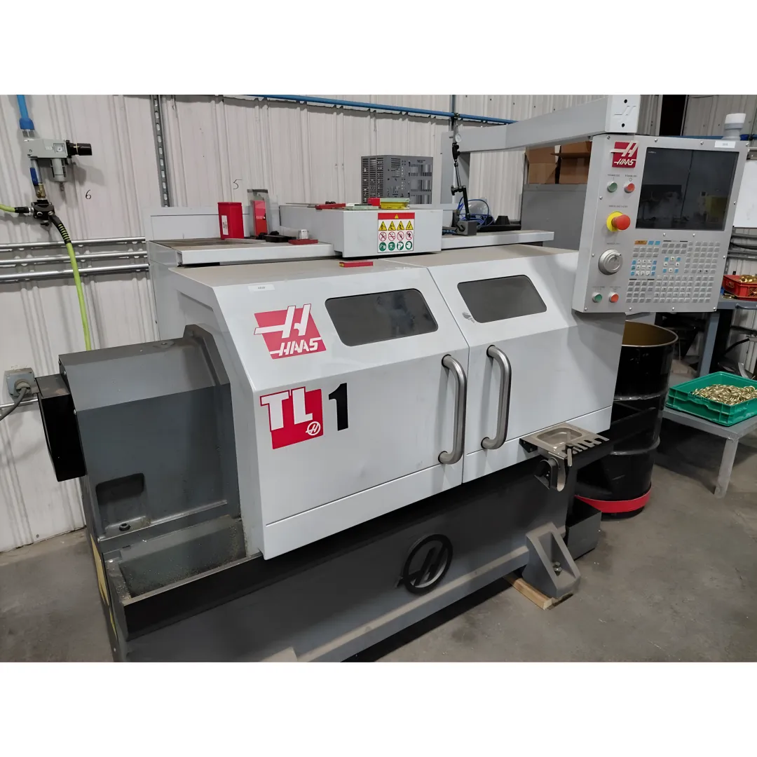 CNC multi-axis turning machine producing precision metal parts