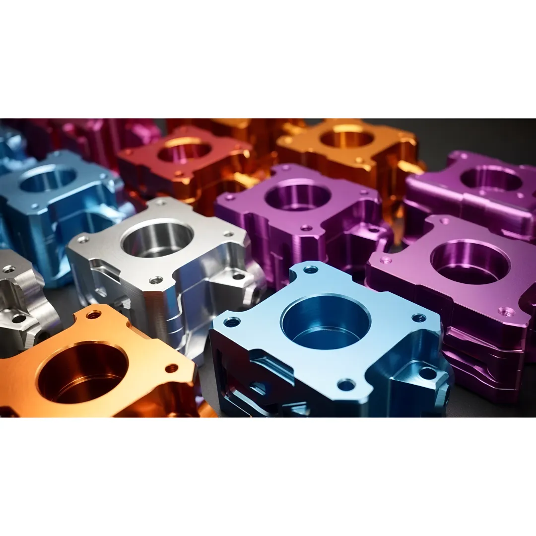 Titanium parts prepared for Type II anodizing