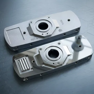 Finished machined parts after deburring