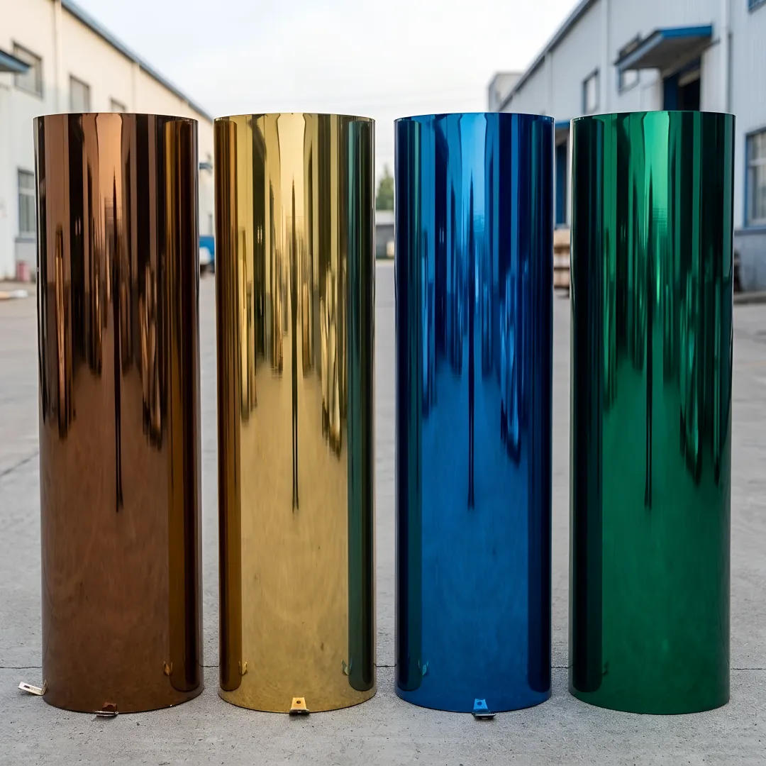 Aluminum coil anodizing line and finished metal coils