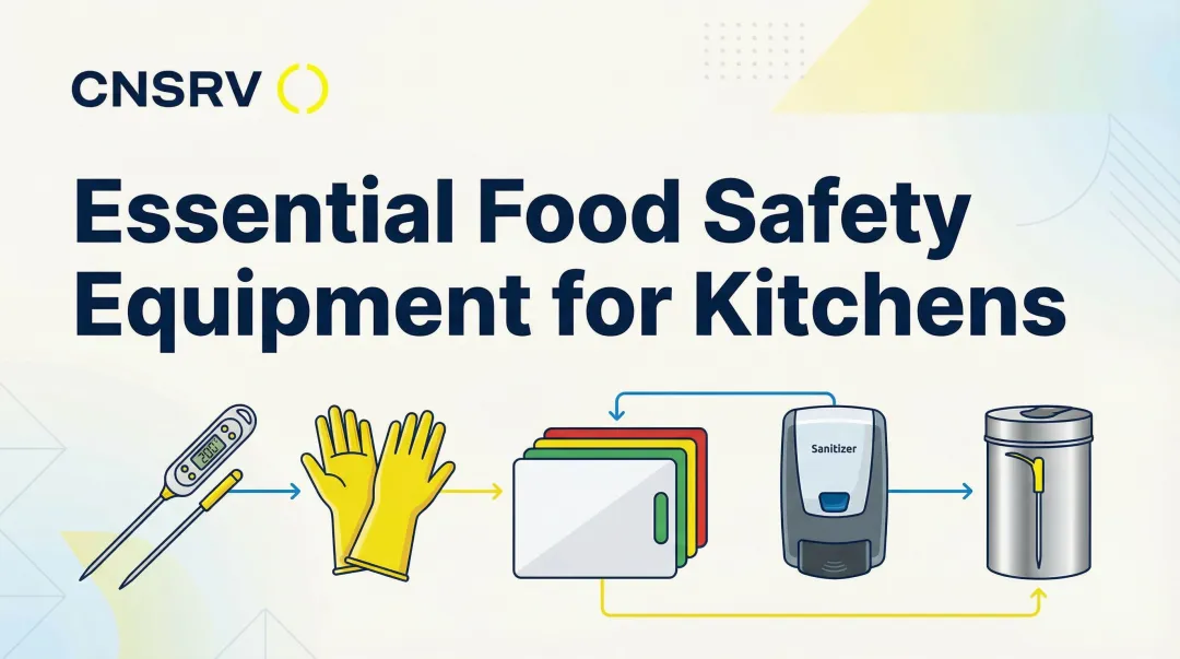 Cover image for Essential Food Safety Equipment for Kitchens