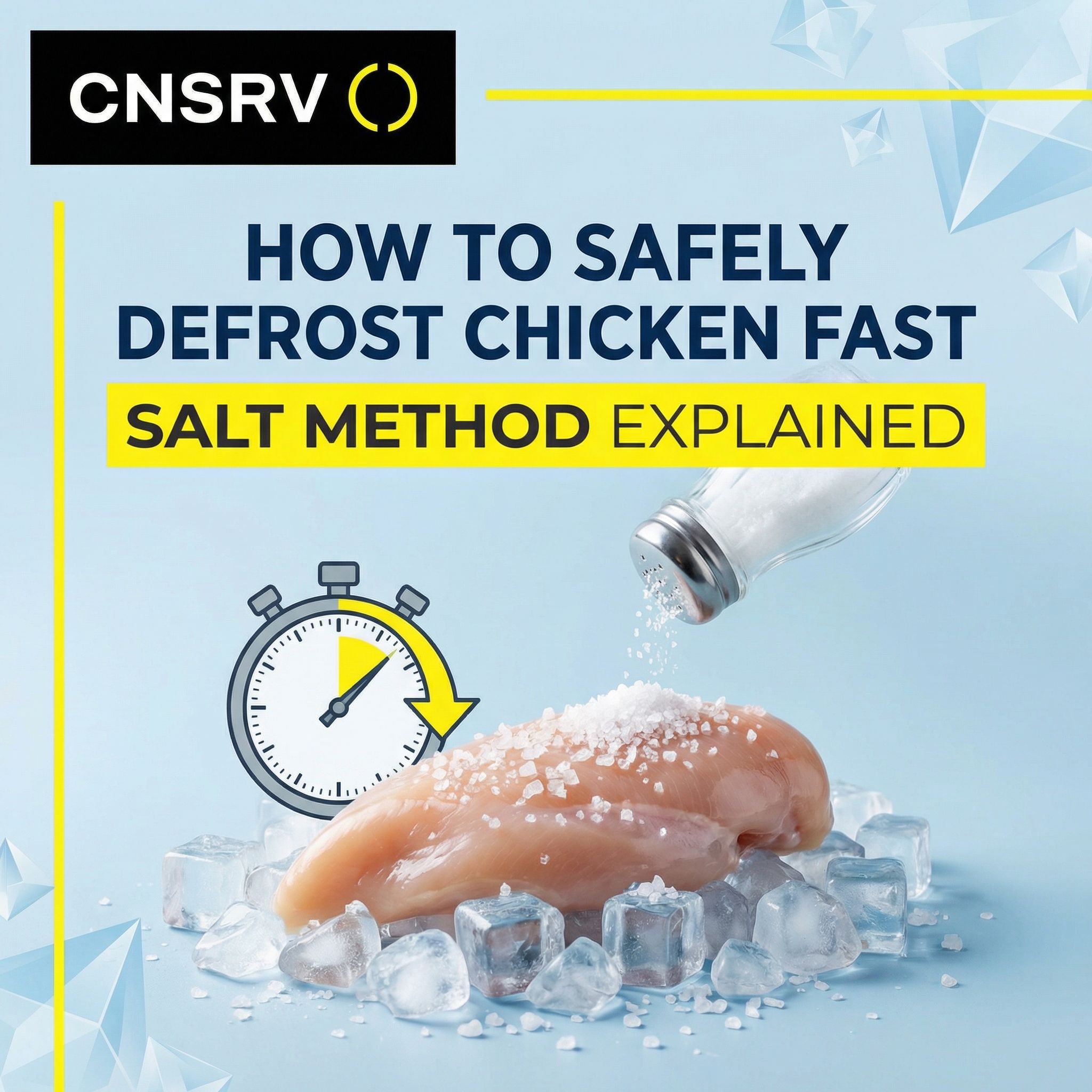 How to Safely Defrost Chicken Fast: Salt Method Explained