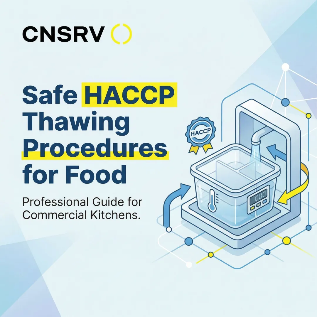 Safe HACCP Thawing Procedures for Food