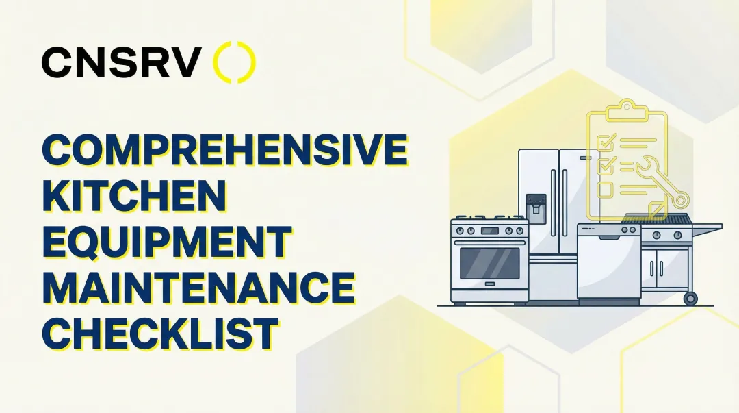 Cover image for Comprehensive Kitchen Equipment Maintenance Checklist