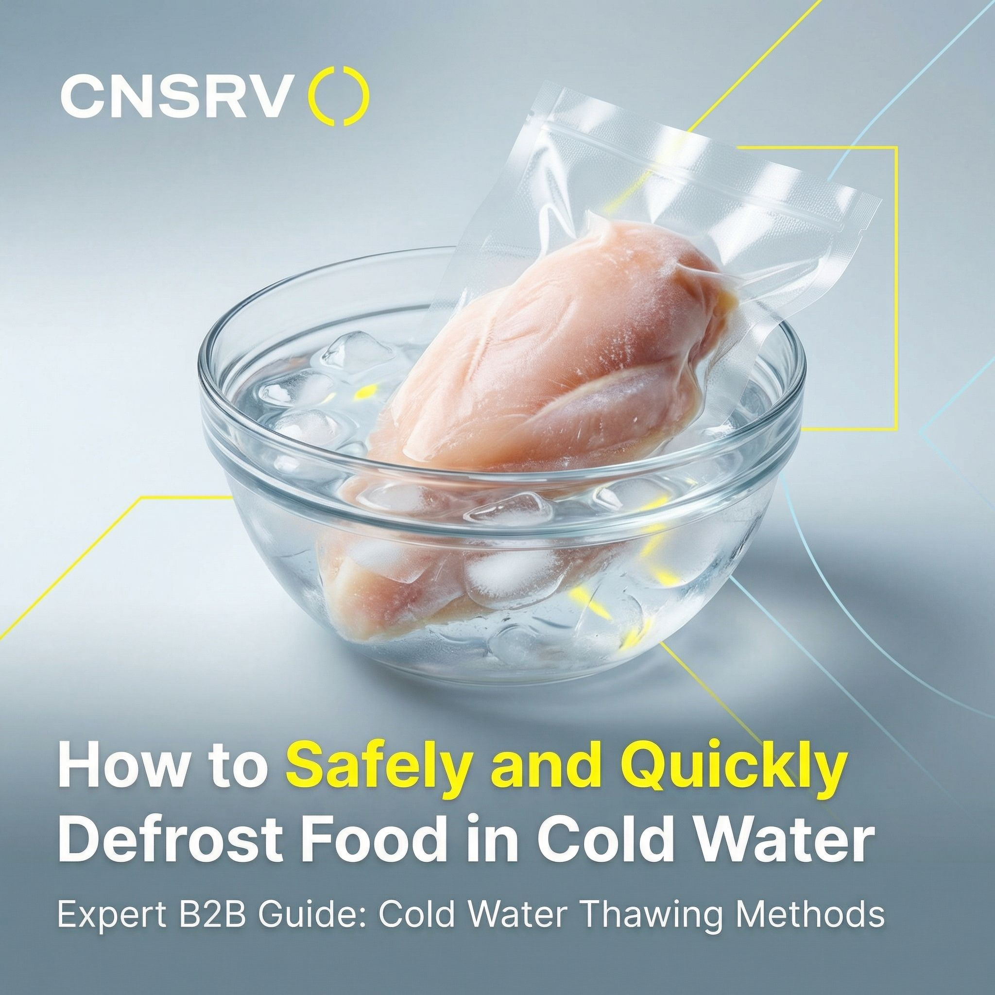 How to Safely and Quickly Defrost Food in Cold Water