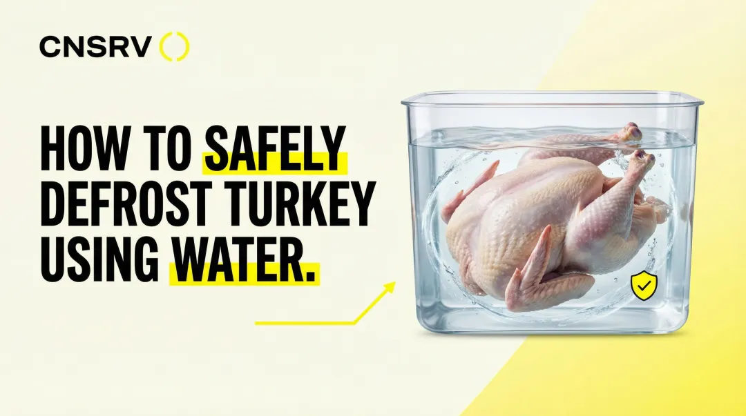 Cover image for How to Safely Defrost Turkey Using Water