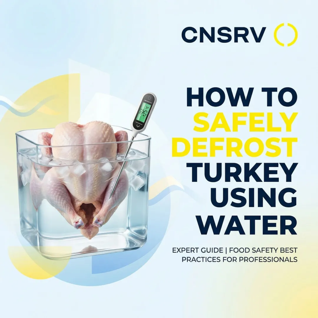 How to Safely Defrost Turkey Using Water