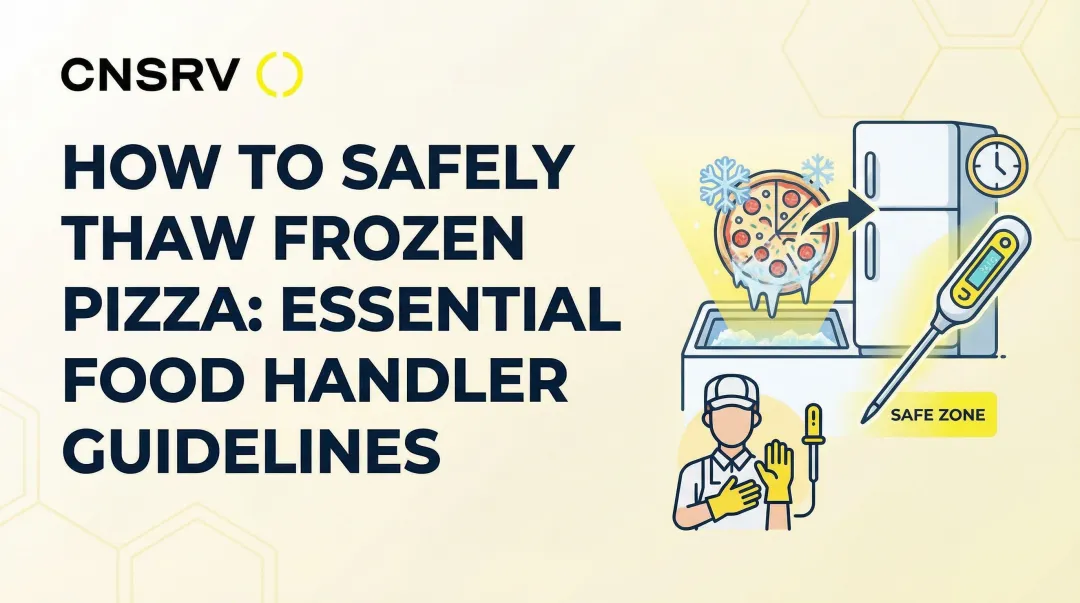 Cover image for How to Safely Thaw Frozen Pizza: Essential Food Handler Guidelines