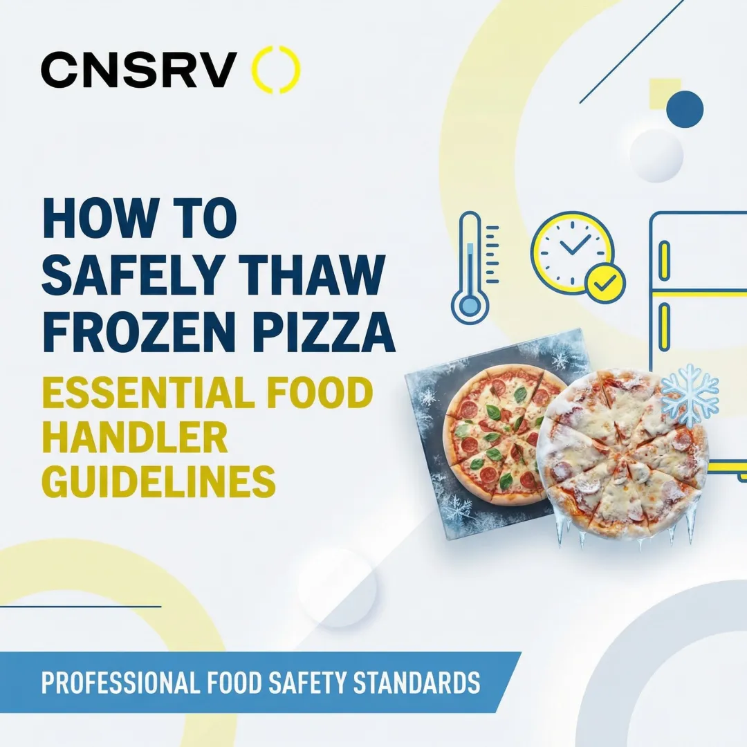 How to Safely Thaw Frozen Pizza: Essential Food Handler Guidelines