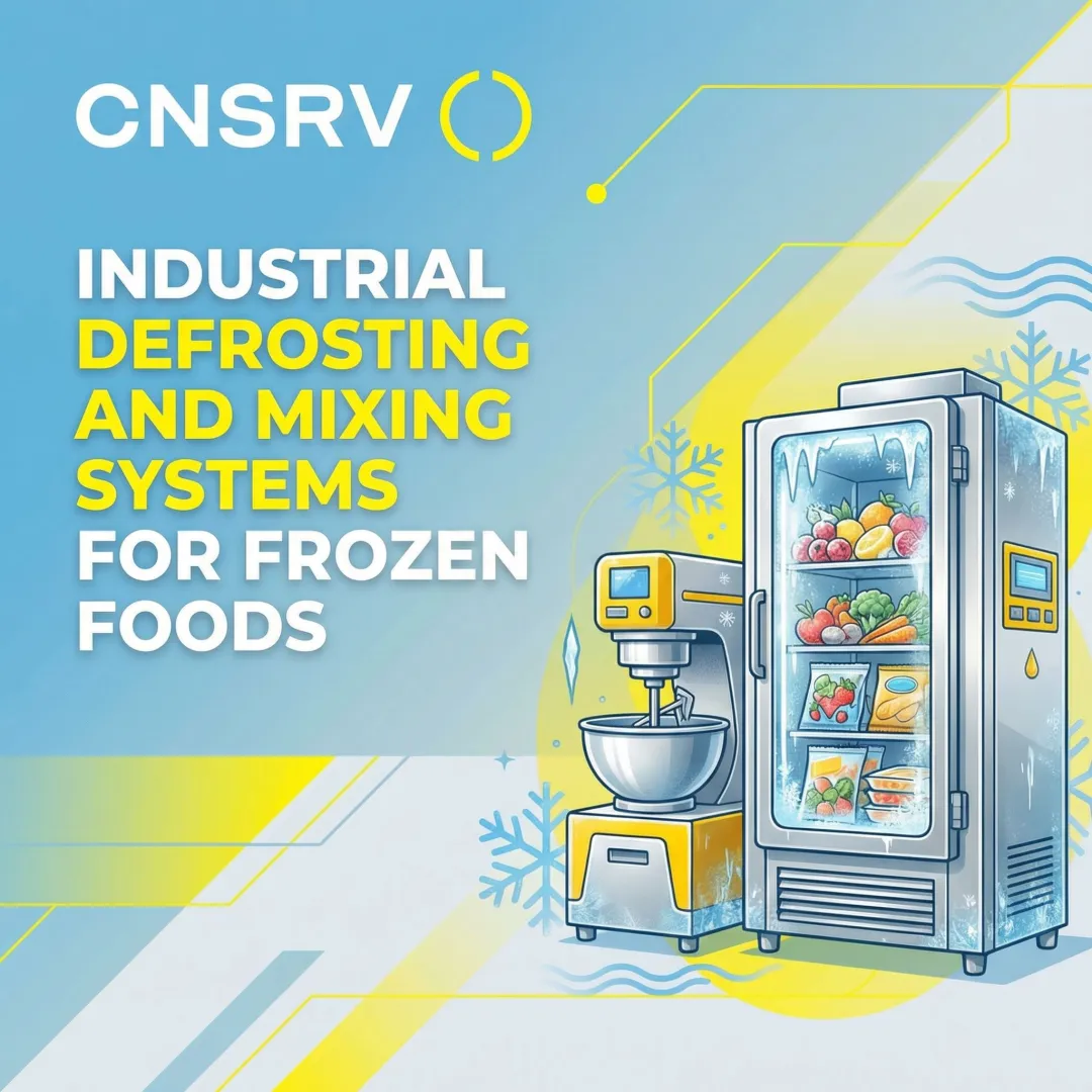 Industrial Defrosting and Mixing Systems for Frozen Foods