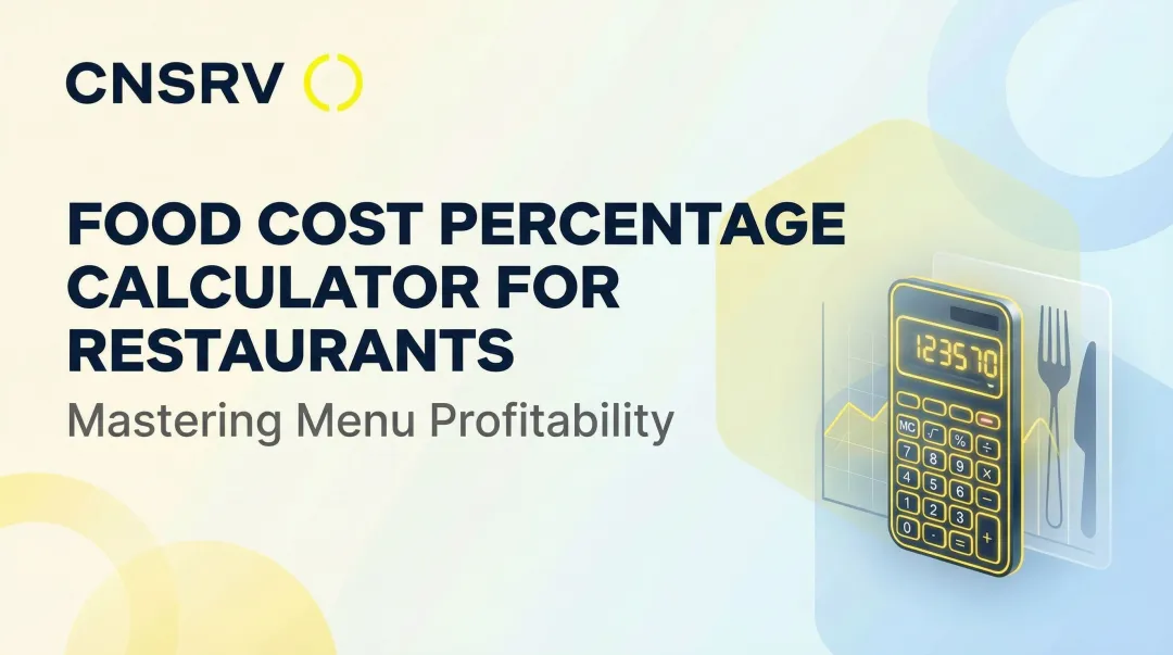 Cover image for Food Cost Percentage Calculator for Restaurants