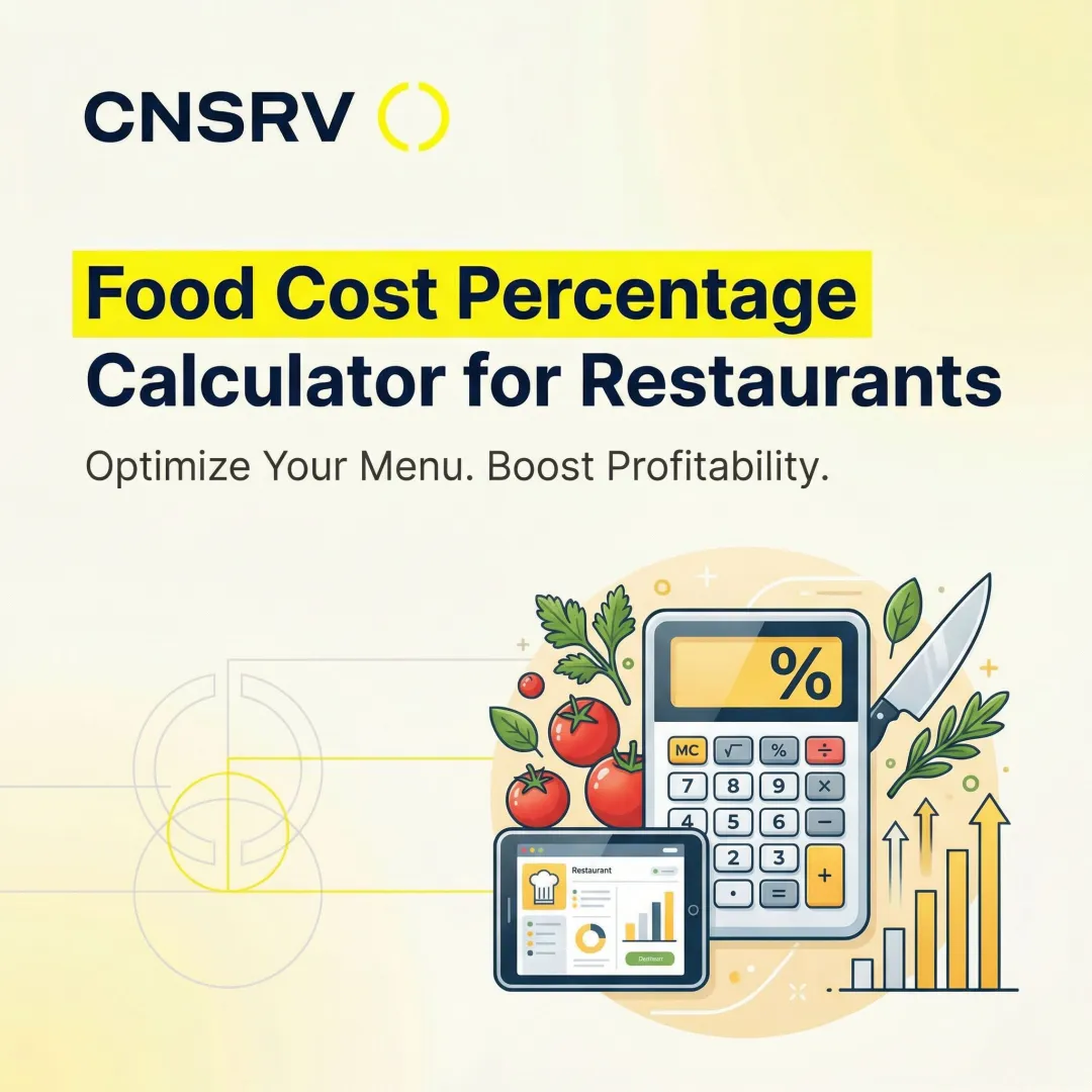 Food Cost Percentage Calculator for Restaurants