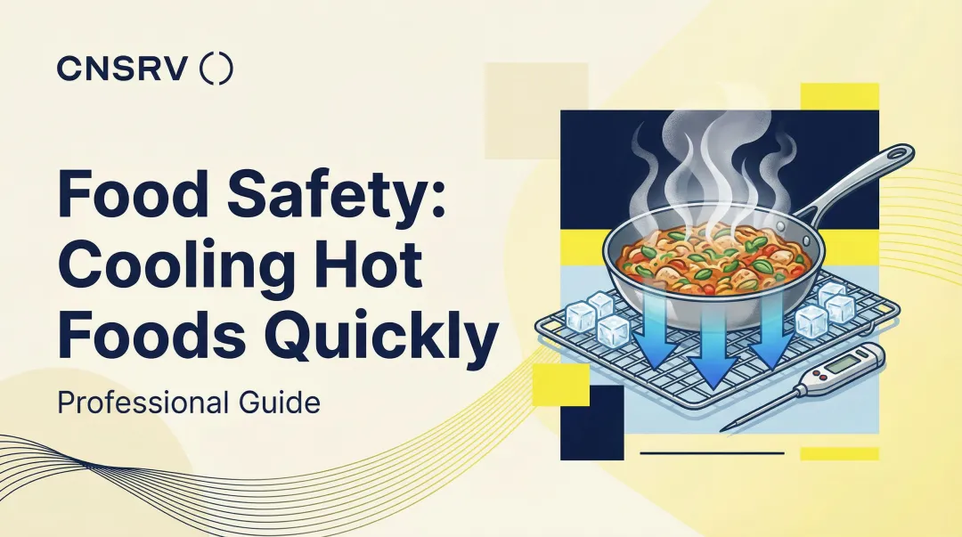 Food Safety: Cooling Hot Foods Quickly