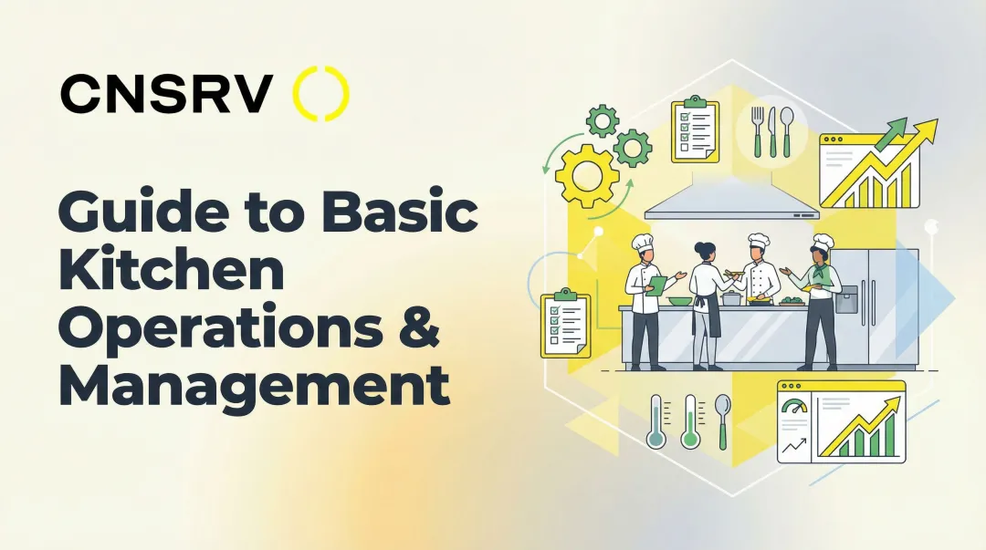 Cover image for Guide to Basic Kitchen Operations & Management
