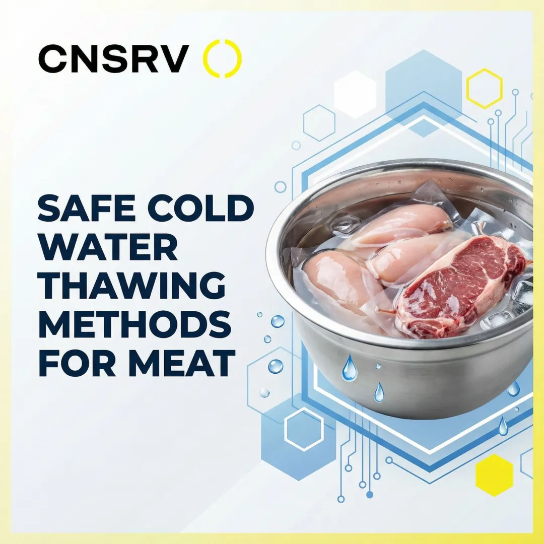 Safe Cold Water Thawing Methods for Meat
