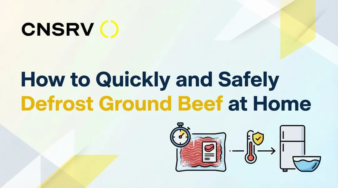Cover image for How to Quickly and Safely Defrost Ground Beef at Home