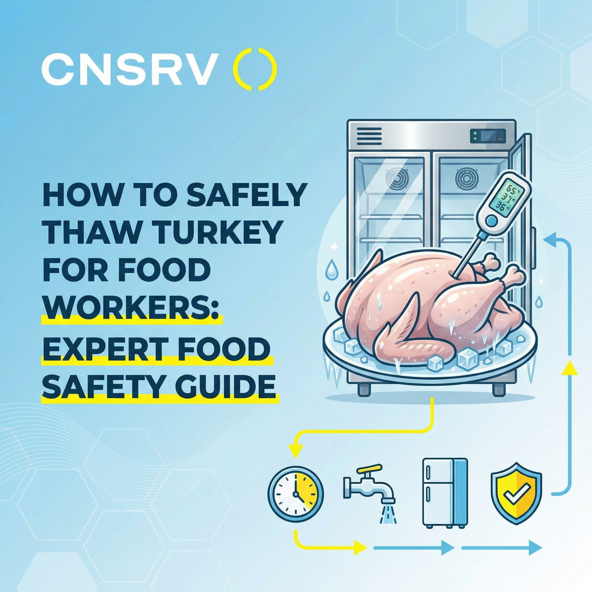 How to Safely Thaw Turkey for Food Workers: Expert Food Safety Guide