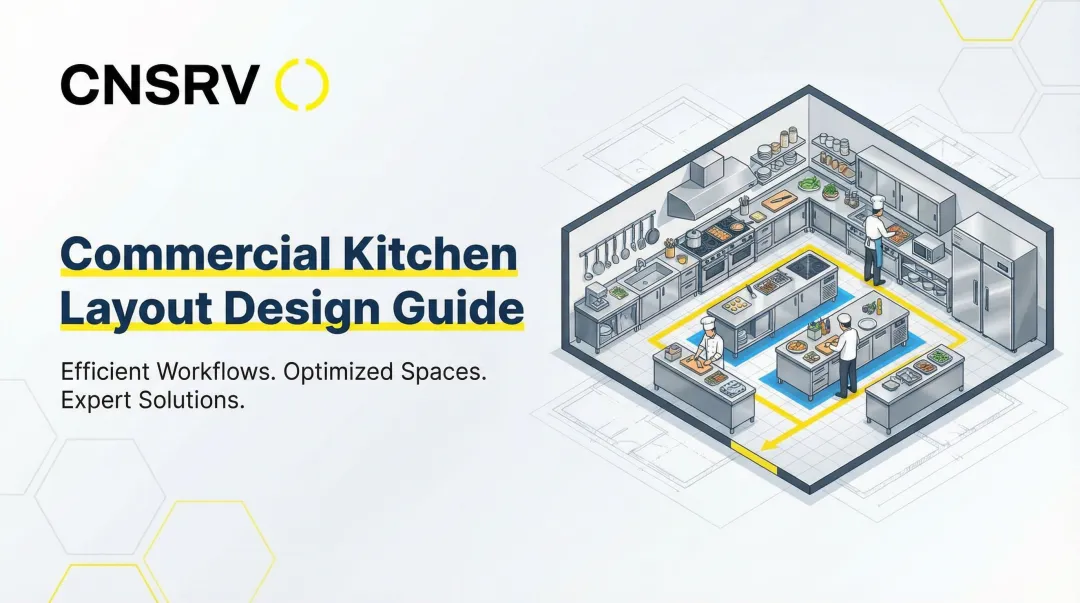 Cover image for Commercial Kitchen Layout Design Guide