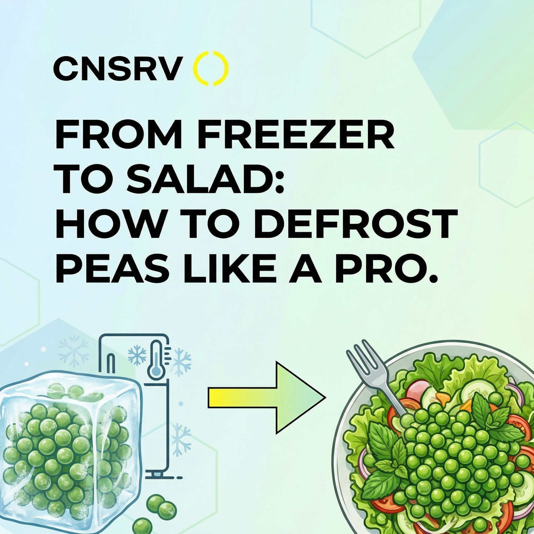 From Freezer to Salad: How to Defrost Peas Like a Pro