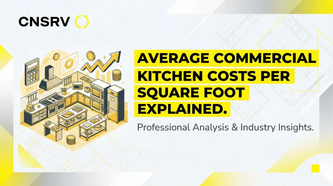 Cover image for Average Commercial Kitchen Costs Per Square Foot Explained