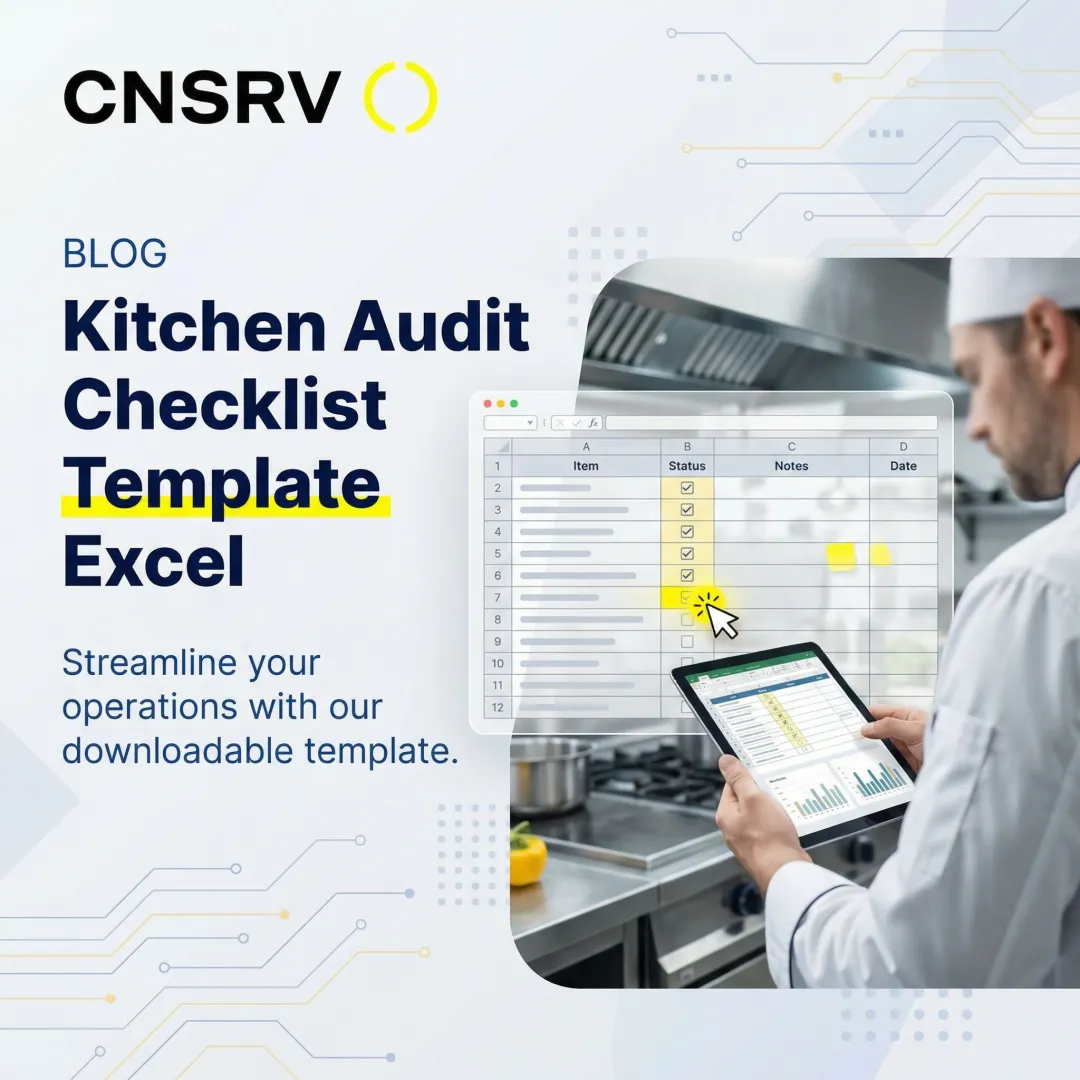 Kitchen Audit Checklist Template Excel