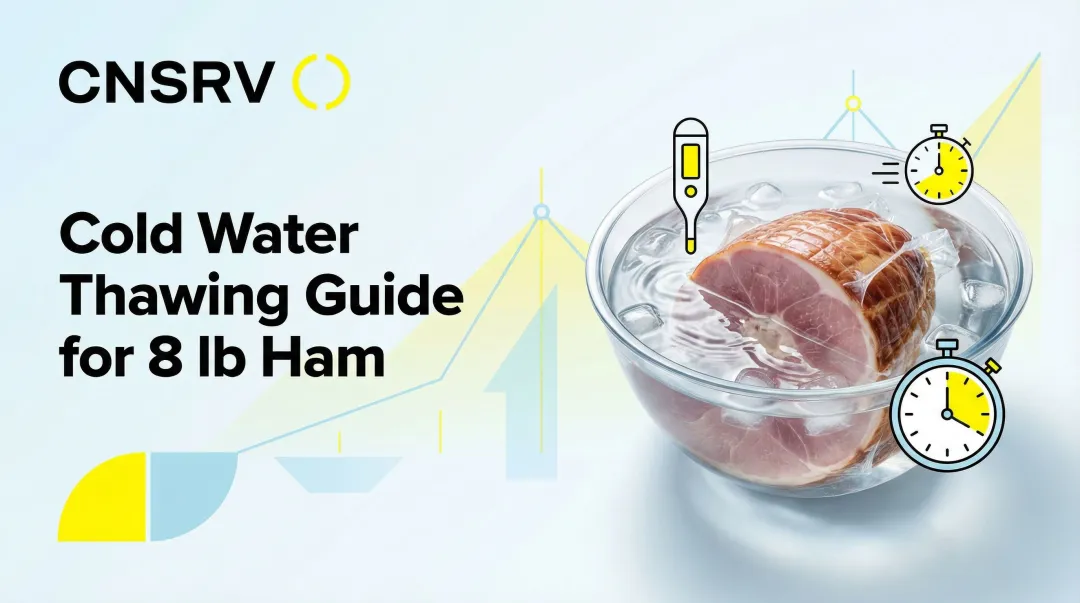 Cover image for Cold Water Thawing Guide for 8 lb Ham