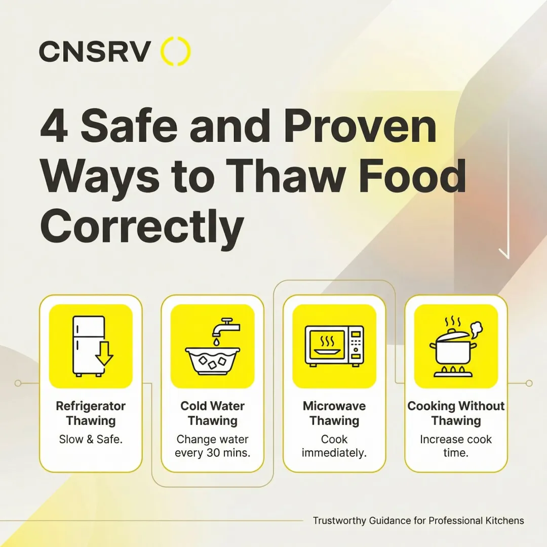 4 Safe and Proven Ways to Thaw Food Correctly